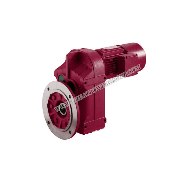 F Series Parallel Shaft Helical Gear Box With Motor